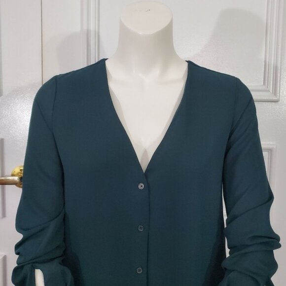 Teal Cardi Shirt Dress - Picture 10 of 15